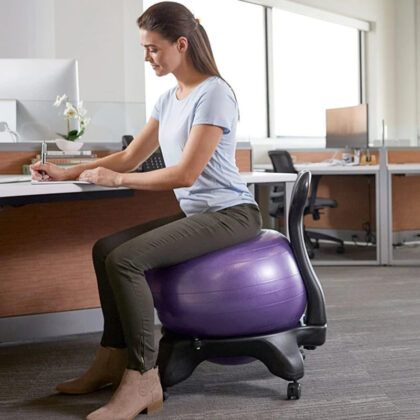 Living Room Balance Yoga Ball Chair – Fitness Lounge & Modern Armchairs