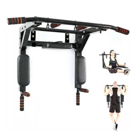 Multifunctional Wall-Mounted Pull-Up & Parallel Bars Fitness Equipment for Adults